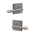 thumbnail image 2 of Schlage F51ADMP619COL Dempsey Single Cylinder Keyed Entry Door Lever Set - Nickel, 2 of 6