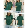 thumbnail image 6 of XCHQRTI Mountain Heartbeat Shirt Hiking Tshirts Women T-Shirt Athletic Short Sleeve Shirts, 6 of 9