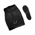 thumbnail image 2 of kurtrusly Hamster Rabbit Guinea Pig Rat Ferret Breathable Mesh Harness Leash Black L, 2 of 7