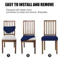 thumbnail image 5 of Stretch Dining Chair Seat Covers for Dining Room Removable Anti-Dust Chair Seat Protector Slipcovers, 5 of 5