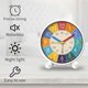 thumbnail image 3 of Silent Non-Ticking Alarm Clock - Kids Room Decor for Boys and Girls, Analog Alarm Clock with Night Light and Snooze, 3 of 5