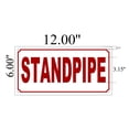 thumbnail image 2 of STANDPIPE SIGN ( ALUMINIUM 5x10 -Rust Free ), 2 of 2