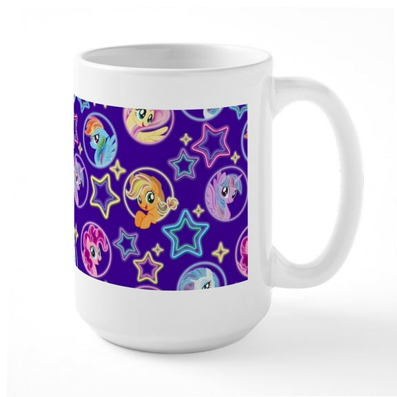 CafePress - MLP Friends Mugs - 15 oz Ceramic Large White Novelty Mug