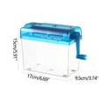 thumbnail image 2 of HAOANReduced Price! Portable Cross Paper Shredder A6 Portable Manual Shredder For Home Office, 2 of 4