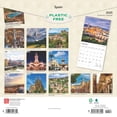 thumbnail image 2 of Spain 2025 12 X 24 Inch Monthly Square Wall Calendar Plastic, 2 of 9