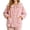Pink, variant on XRoczxe Women Fuzzy Fleece Button Front Sleep Jacket Lace Ruffle Peter Pan Collar Large Side Pockets Soft Warm Winter Loungewear Coat 7 Elegant Solid Colors