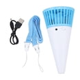 thumbnail image 2 of Lindo ventilador de mano Mini en forma de cono mesa colgante cuello ANGGREK  Otros, 2 of 8