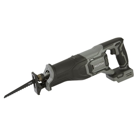 Klutch 3/4in. Reciprocating Saw, KLiQ 20V, 3000 SPM, Brushless, Cordless, Bare Tool
