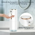 thumbnail image 5 of Soap Dispenser, Automatic Soap Dispenser, 3-Level Automatic Foaming Soap Dispenser, 10OZ Foaming Hand Soap Dispenser with Aromatherapy, USB Rechargeable Automatic Soap Dispenser for Bathroom,Kitchen, 5 of 7