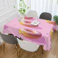 thumbnail image 2 of Yayeee Tablecloths 60" x 90" Rectangle Wrinkle Resistant Party Table Cover, Cartoon Doughnuts, 2 of 8