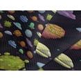 thumbnail image 4 of Ambesonne Space Quilted Bedspread Set 3 Pcs, UFOs and Abstract Planet, Queen Size, Multicolor, 4 of 5