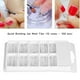 thumbnail image 4 of Molde para Uñas BuyWeek 100 piezas transparente herramienta de manicura DIY gel de extensión, 4 of 13