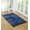 Blue, variant on Handcrafted Vibrant Cotton Rug 24x36" – Washable, Reversible, with Tassels for Any Room - 24''x36''