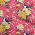 thumbnail image 1 of oneOone Polyester Spandex Magenta Fabric Asian Chinese Sewing Craft Projects Fabric Prints By Yard 56 Inch Wide, 1 of 4