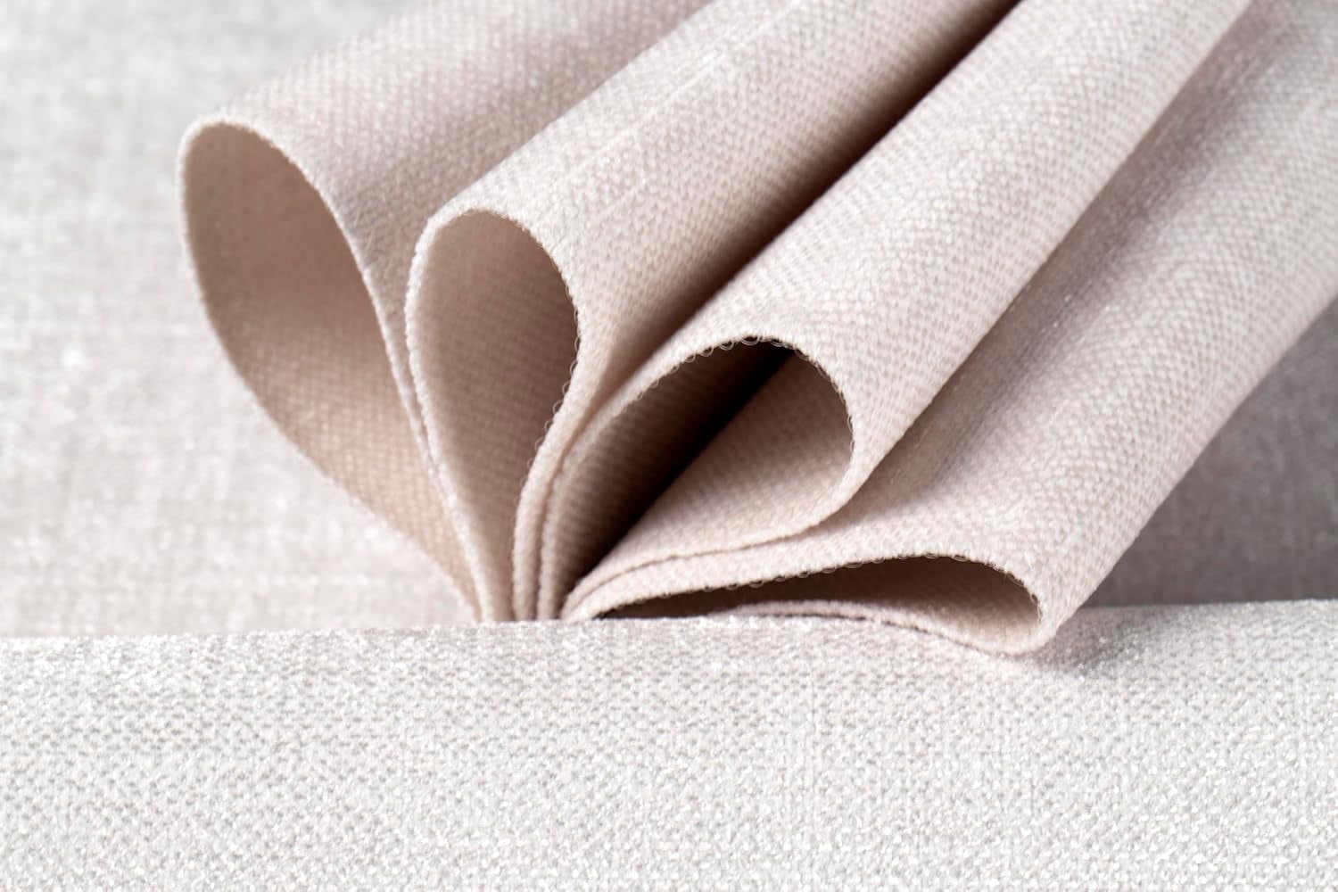 Liz Jordan-Hill Fabric by The Yard - Beige Chenille Upholstery Fabric Polyester Blend with Aquaclean Technology - Reupholstery Sewing Material - Spirit Off White - 10 Yard