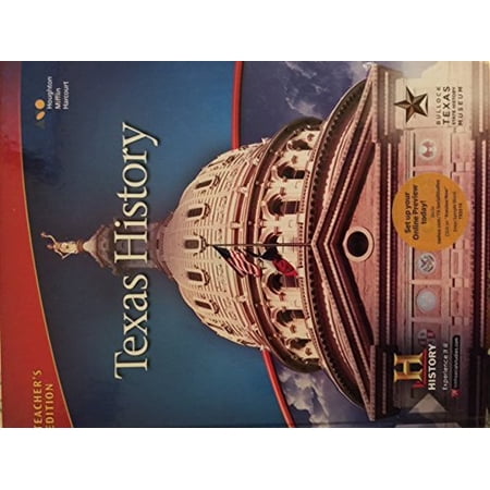 Pre-Owned Houghton Mifflin Harcourt Texas History Texas: Teacher Edition 2016, 9780544324299, Hardcover, 1 edition