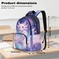 thumbnail image 6 of Jeiento Axolotl 17 Inch Large Capacity Schoolbag Set 4-Piece Lunch Bag Pencil Case Water Bottle Holder Galaxy Sky Lightweight Backpack for Girls Kids, 6 of 7