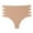 Khaki, variant on Trendy Sexy Cutout Brief Underwear for Women Women's Solid Color Waist Cinching And Hip Lifting Hollow Seamless High Waisted Briefs