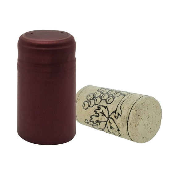 Wine Bottling Pack - Includes 30 PVC Heat Shrink Capsules With Tear Tabs & 30...
