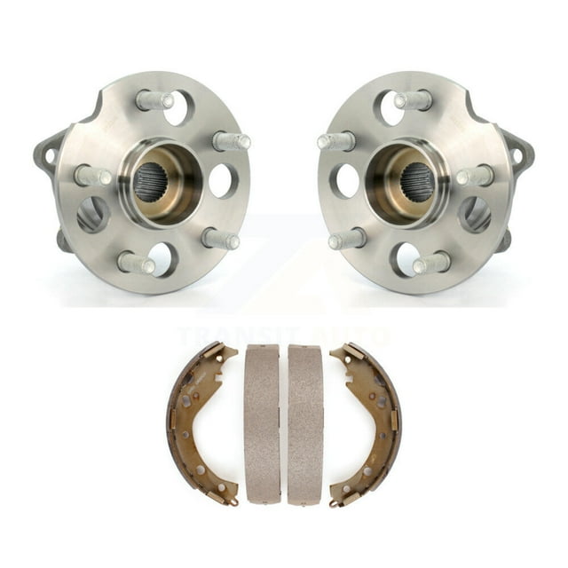 Transit Auto Rear Brake Drum Shoes and Wheel Hub Bearing Assembly Kit for Car 2003-2005 Toyota RAV4 AWD K7D-100764