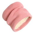thumbnail image 4 of Guardurnaity Nueva bufanda de cuello de invierno para mujer y hombre, cuello de punto sólido, anillos aterciopelados gruesos y cálidos, bufandas Sombreros Rosa, 4 of 6