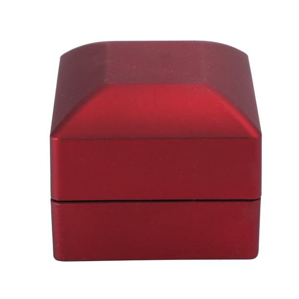 Caja para anillo de compromiso, caja para anillo, caja cuadrada para anillo de boda, caja cuadrada para anillo, funcionalidad versátil