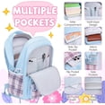 thumbnail image 6 of Gynky Kids Backpack for Girls School Bags for Middle School Students Book Bag for Elementary Primary Kawaii Backpack, 6 of 6