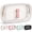 White, variant on YOOLIFE Initial Make Up Bag Travel Toiletry Bag, Clear Makeup Bag Preppy Stuff Travel Essentials Pink Gifts for Women Teen Girlfriend Teacher Mom Birthday Birthday Gifts for Her Wife White A