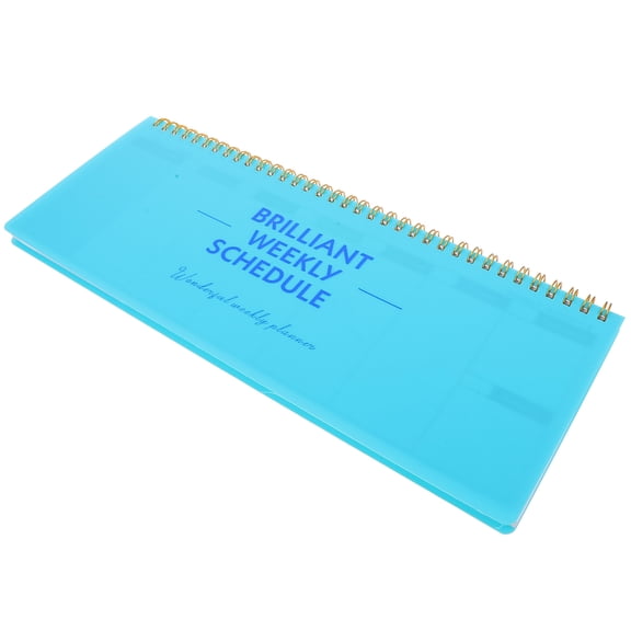 SEWCHICS Student Daily Planner Notebook Iron Cover 1-Pack Agenda Notepad for School and Office Use