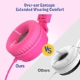 thumbnail image 6 of GORSUN- Kids Headphones for Boys Girls,Foldale Kids Headset Studying - Safe Volume, Lightweight Design, Comfort Fit for Online Classes & Trave, 6 of 11