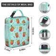 thumbnail image 2 of French Fries Lunch Bag – Potato Fries Crispy Fries Cute Tasty Snack Fries Lover Street Food I Love Fries Finger Food Curly Cheese Insulated Thermal Tote Portable Leakproof Durable, 2 of 6