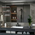thumbnail image 5 of Lexora LL4832LEDM 48 x 32 in. Lugano Tall LED Mirror with Defogger, Silver, 5 of 6