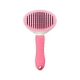 thumbnail image 3 of ACDANC Cat Brush,Self Cleaning Cat Brush for Shedding,Stainless Steel Needle Comb Dog Brush,Pink, 3 of 6