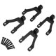 thumbnail image 5 of Soporte de amortiguador delantero y trasero para coche RC Amortiguador delantero y trasero para coche RC Negro, 5 of 9