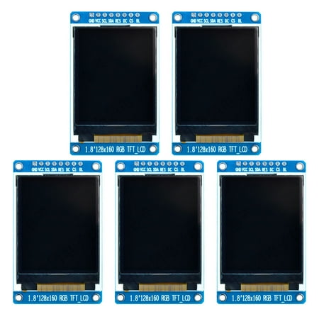 

5pcs 1.8 inch 128X160 TFT Full Color LCD Display SPI serial screen ST7735