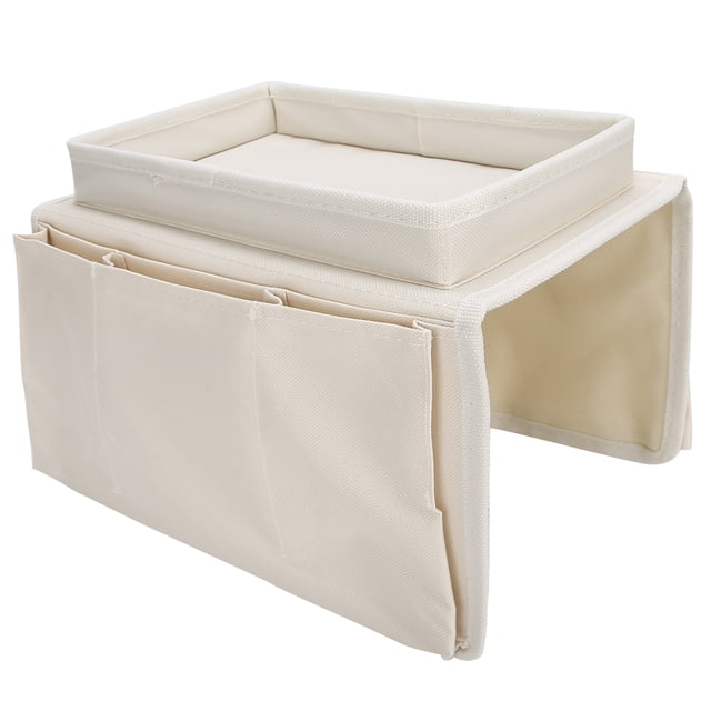 Oubit Sofa Armrest Bag,4 Pockets Sofa Armrest Sofa Armrest Organizer Couch Storage Bag Seamless Integration