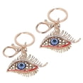 thumbnail image 1 of Porte-clés Pendentif, Oeil Strass Porte-Clés Design Unique pour Sac, 1 of 8