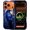 Blue Sun Stained, variant on Compatible with iPhone 17 Case for MagSafe, Anti-Slip Strips 2-in-1 All-Inclusive Dual-Layer Soft TPU + PC Back for Sunset Frog Umbrella in Rain