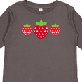 thumbnail image 4 of Inktastic Strawberries Summer Strawberry Fruit Girls Long Sleeve Toddler T-Shirt, 4 of 5