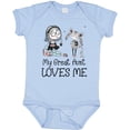 thumbnail image 3 of Inktastic Aunt and Niece - My Great Aunt Loves Me Boys or Girls Baby Bodysuit, 3 of 5