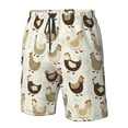 thumbnail image 4 of Salouo Funny Chicken Pattern Swim Trunks for Men,Men's Hawaiian Bathing Suit Swimsuits Quick Dry Swimming Board Shorts Beach Shorts with Pockets-3X-Large, 4 of 6