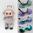 thumbnail image 2 of Mini accesorios de traje de muñeca de peluche de 15-17cm para Corea Kpop Exo Labubu Idol Color caramelo gafas con montura redonda regalo, 2 of 5
