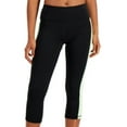 thumbnail image 2 of ID Ideology Women's Colorblocked Cropped Leggings Silver Size XL, 2 of 3