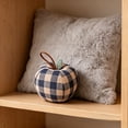 thumbnail image 6 of WIZUTIZ Vintage Fabric Apples Decor 3-Pack Handmade Stuffed Cloth Fruit for Home Shelf Farmhouse Kitchen Table Centerpiece Blue, 6 of 6