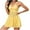 Yellow, variant on Ohufall One Piece Swimdress Swimsuits for Women Tummy Control Swim Dresses Skirt Bathing Suit