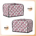 thumbnail image 3 of Goofa Rose Flowers Print Toaster Cover 2 Slice, Two Slice Bread Machine Cover Quilted Toaster Covers Bread Maker Cover Kitchen Appliance Cover, 3 of 7