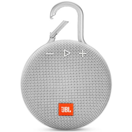 UPC: 0050036354202 | JBL Portable Bluetooth Speaker with Waterproof  Steel White  JBLCLIP3WHTAM