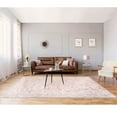 thumbnail image 2 of Mainstays Pink Floral Faux Fur Indoor Area Rug, 7'x10', 2 of 8