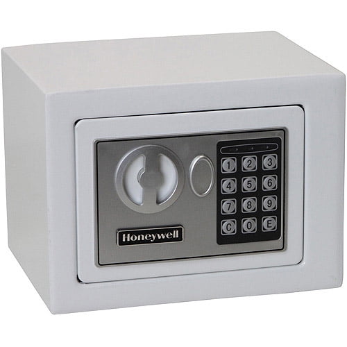 Honeywell Steel Security Safe .17 cu ft - White