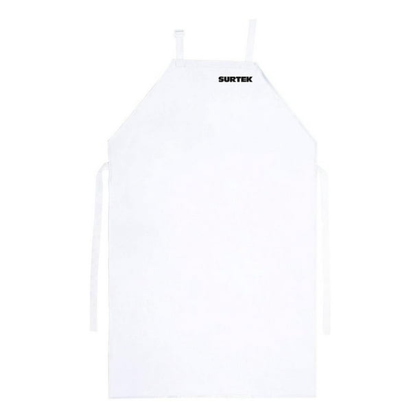Mandil Blanco PVC 70cmX110cm Surtek 137653